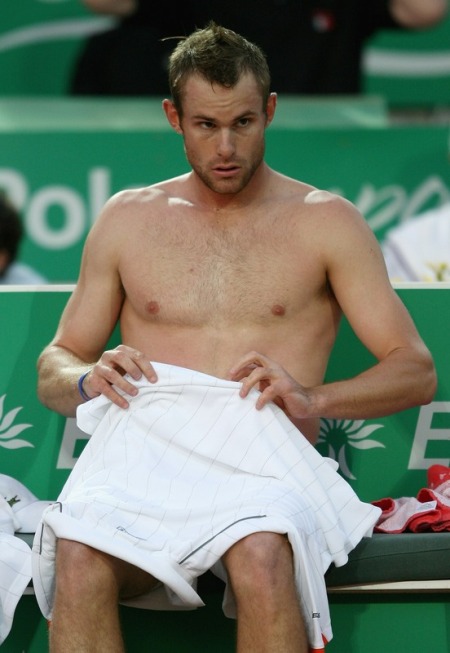 andy roddick shirtless. Andy Roddick is now in the