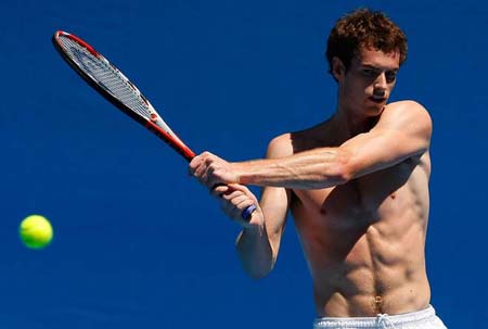 andy murray shirtless. andy-murray-aussie09pracn